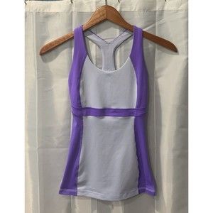 Lululemon Run Fast Track Women's Purple Athletic Gym Racer Back Tank Top